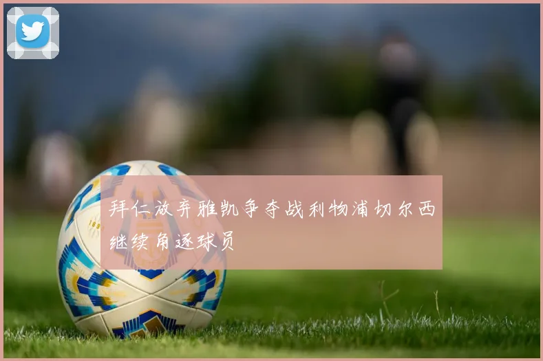 拜仁放弃雅凯争夺战利物浦切尔西继续角逐球员